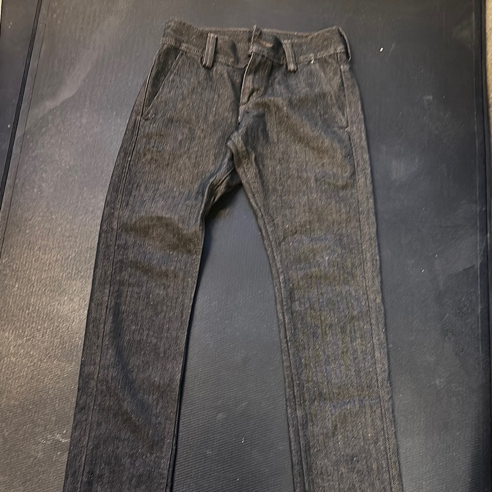 Levi's Men's Dark Gray Chinos with Rare Herringbone fabric